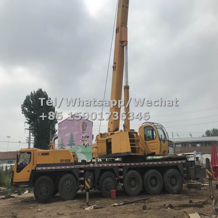 100 ton Used XCMG QY100K Hydraulic Truck Crane, MACHMALL